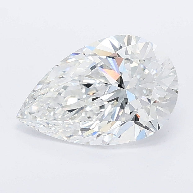 1.03 carat pear lab grown diamond D color VS1 clarity