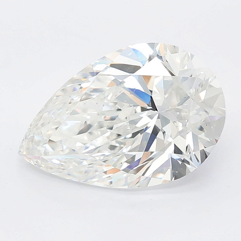 2.50 carat pear lab grown diamond E color VS1 clarity