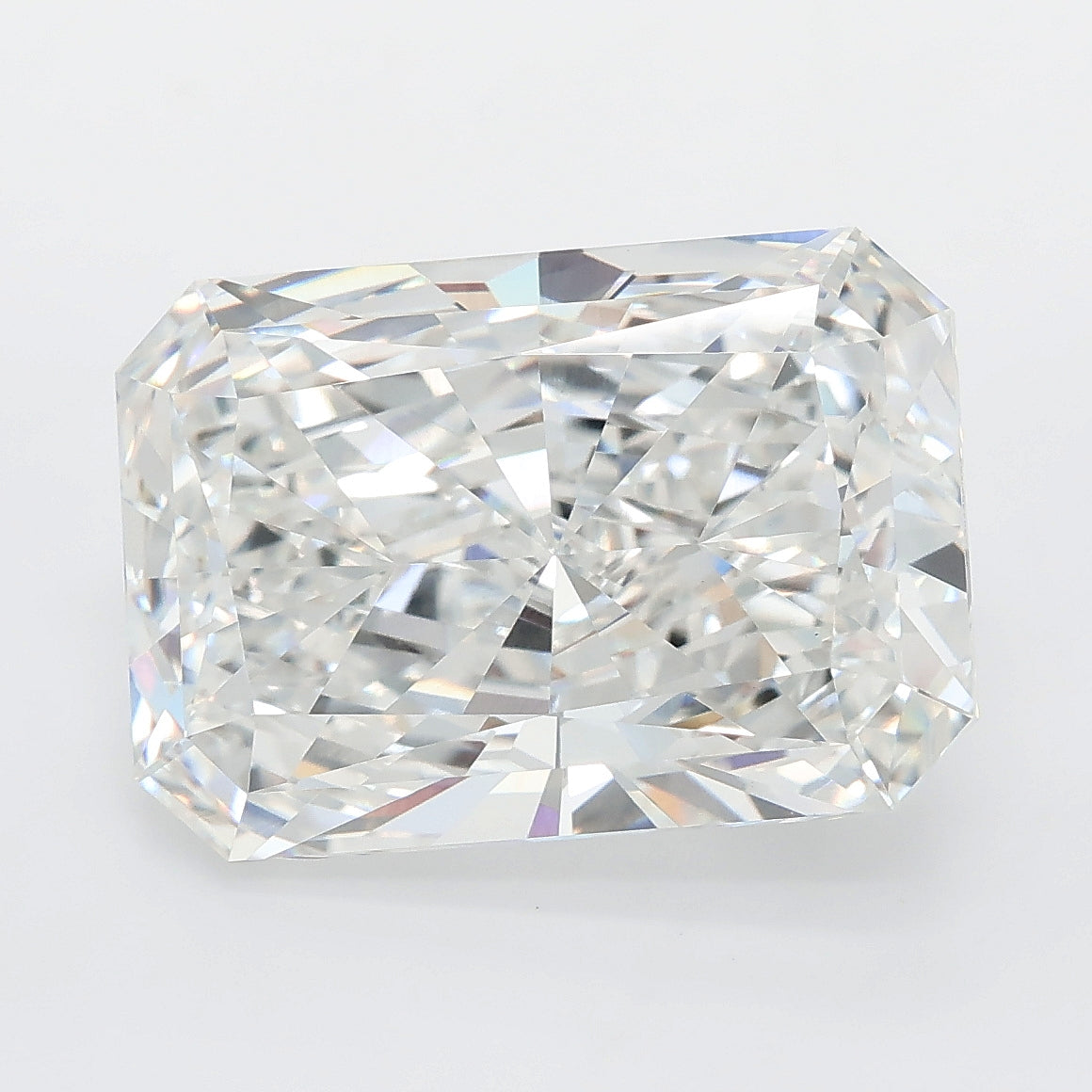8.26 carat radiant lab grown diamond E color VVS2 clarity