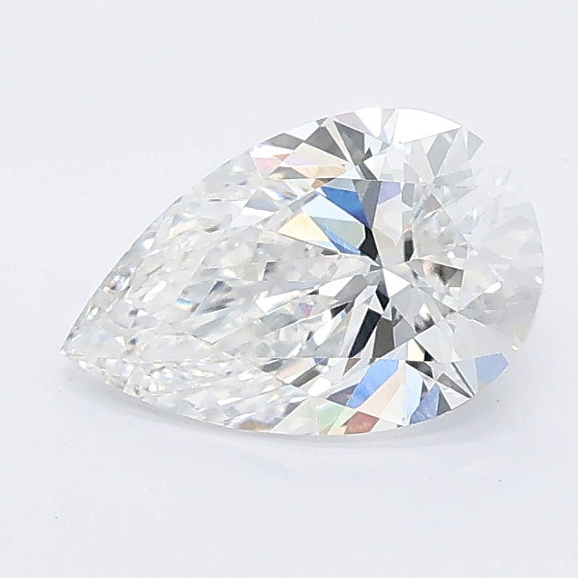 1.06 carat pear lab grown diamond E color VVS2 clarity