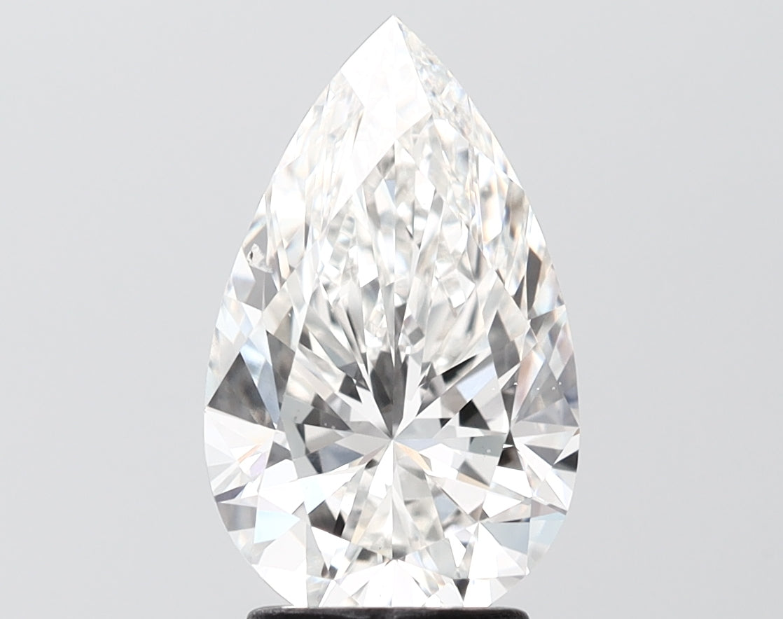 3.00 carat pear lab grown diamond G color VS2 clarity