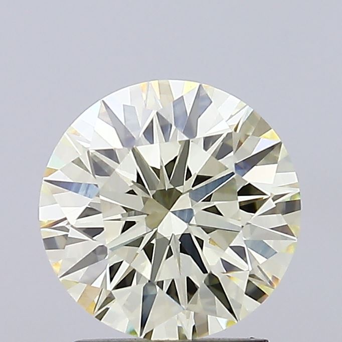 2.02 carat round lab grown diamond U color VS1 clarity