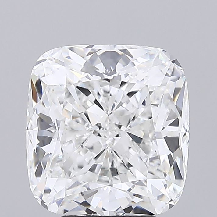 4.91 carat cushion lab grown diamond E color VVS2 clarity