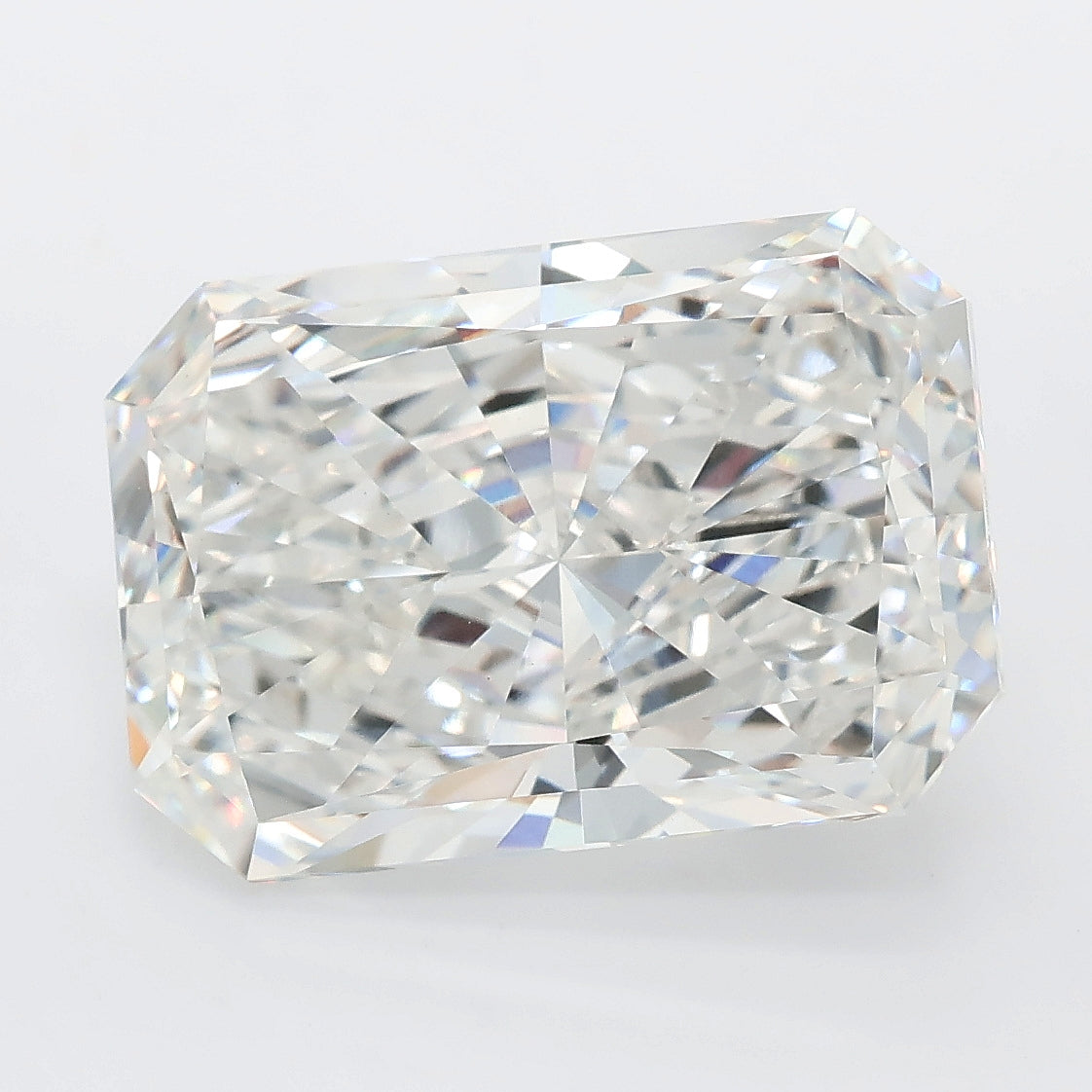 8.01 carat radiant lab grown diamond F color VS1 clarity