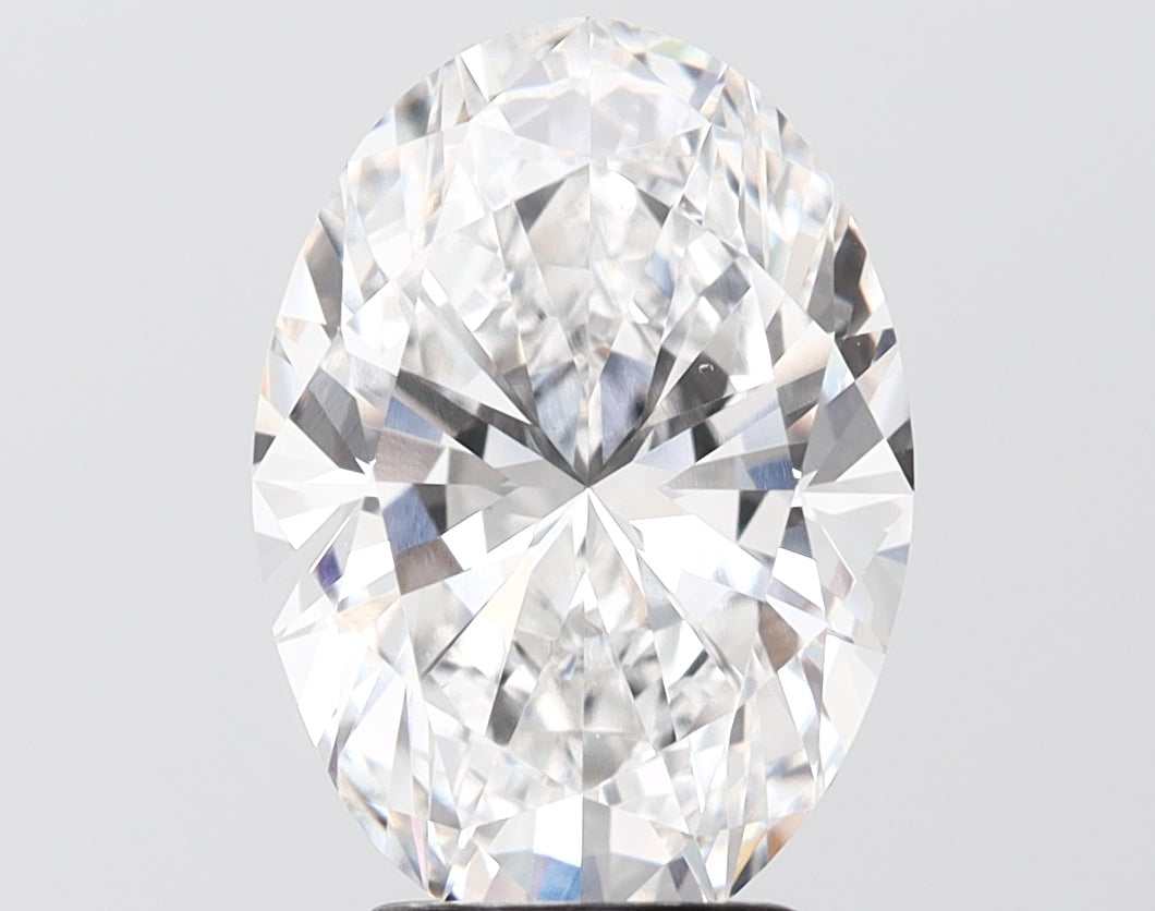 4.02 carat oval lab grown diamond E color VS1 clarity