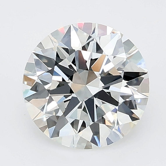 1.26 carat round lab grown diamond E color VVS2 clarity