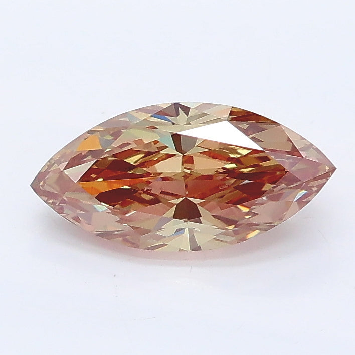 1.09 carat fancy green marquise lab grown diamond VS1 clarity