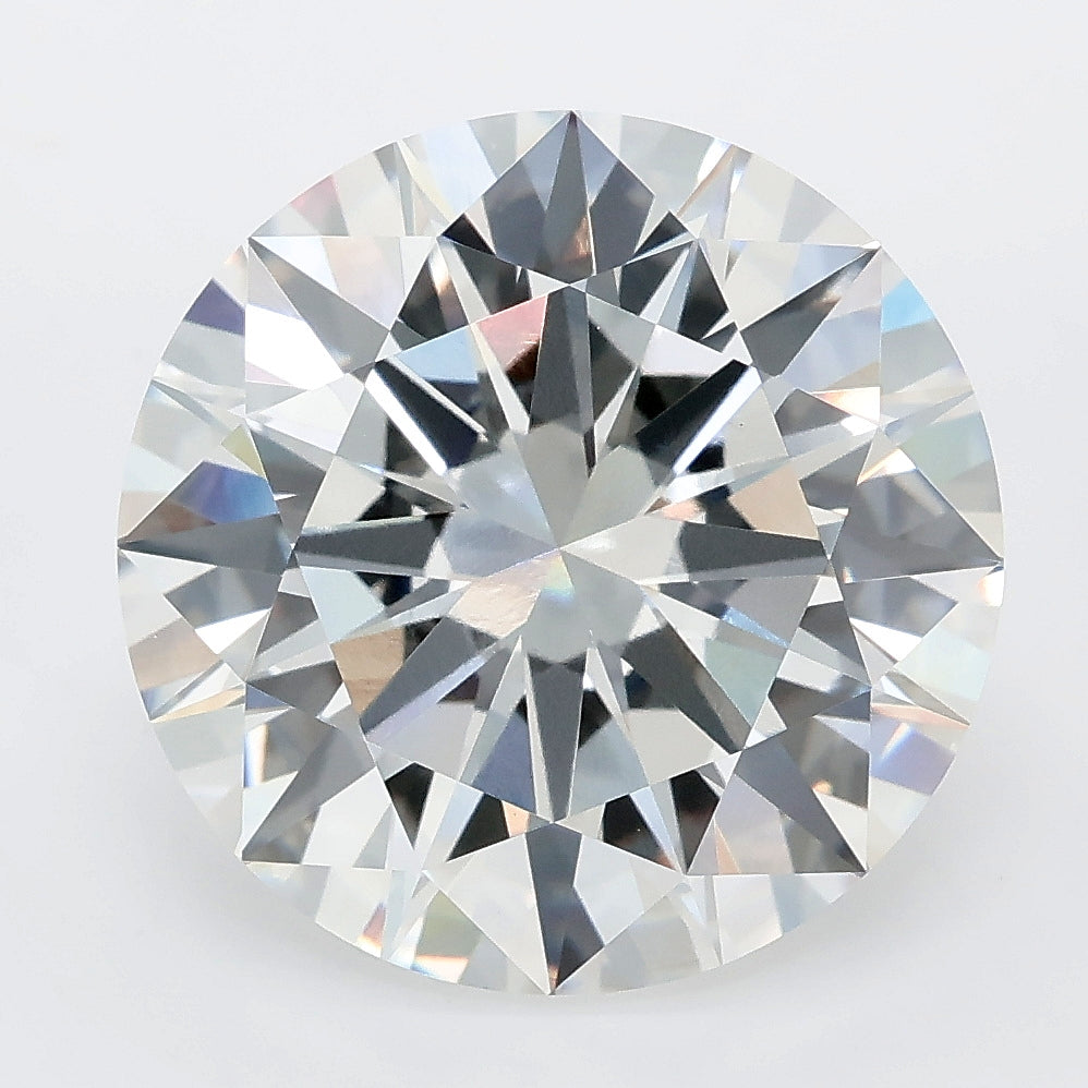 8.03 carat round lab grown diamond E color VVS2 clarity
