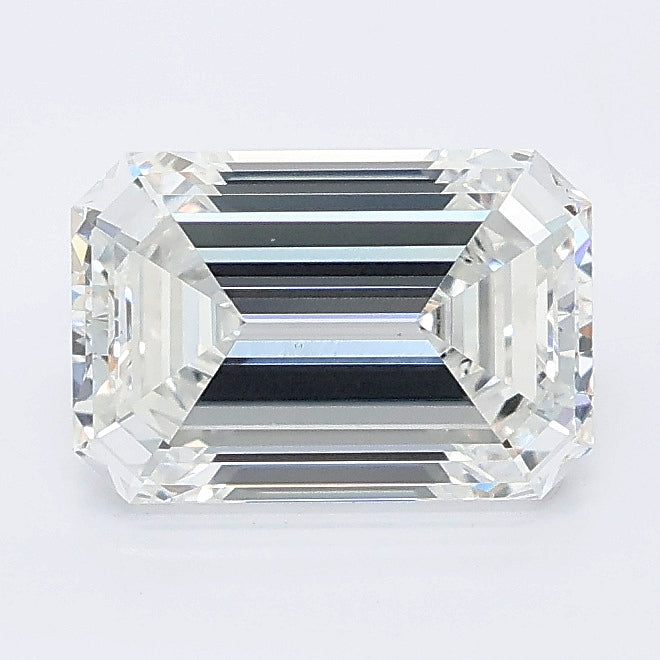 1.79 carat emerald lab grown diamond E color VS1 clarity