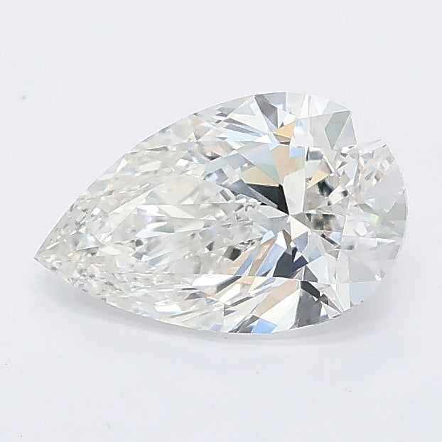 1.00 carat pear lab grown diamond F color VVS2 clarity