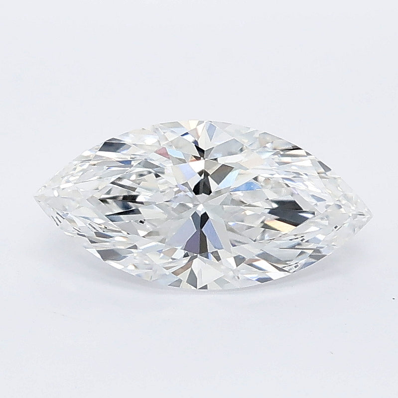 1.21 carat marquise lab grown diamond D color VVS2 clarity