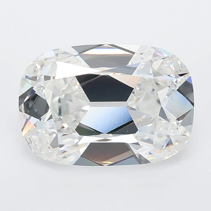 3.53 carat old mine cushion lab grown diamond E color VS1 clarity