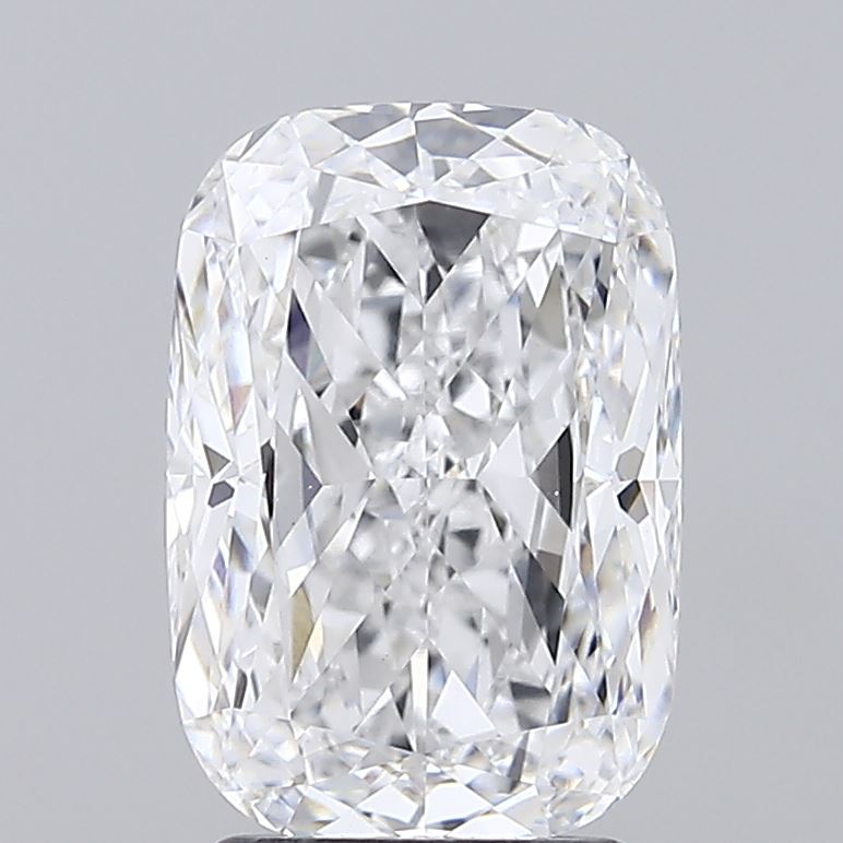 3.02 carat cushion lab grown diamond D color VS1 clarity