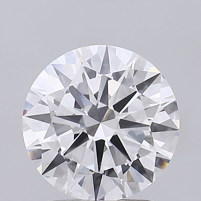 1.99 carat round lab grown diamond D color VS1 clarity