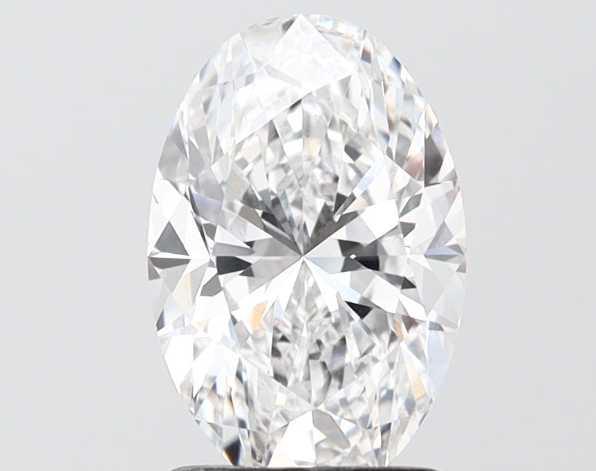 2.02 carat oval lab grown diamond D color VS1 clarity