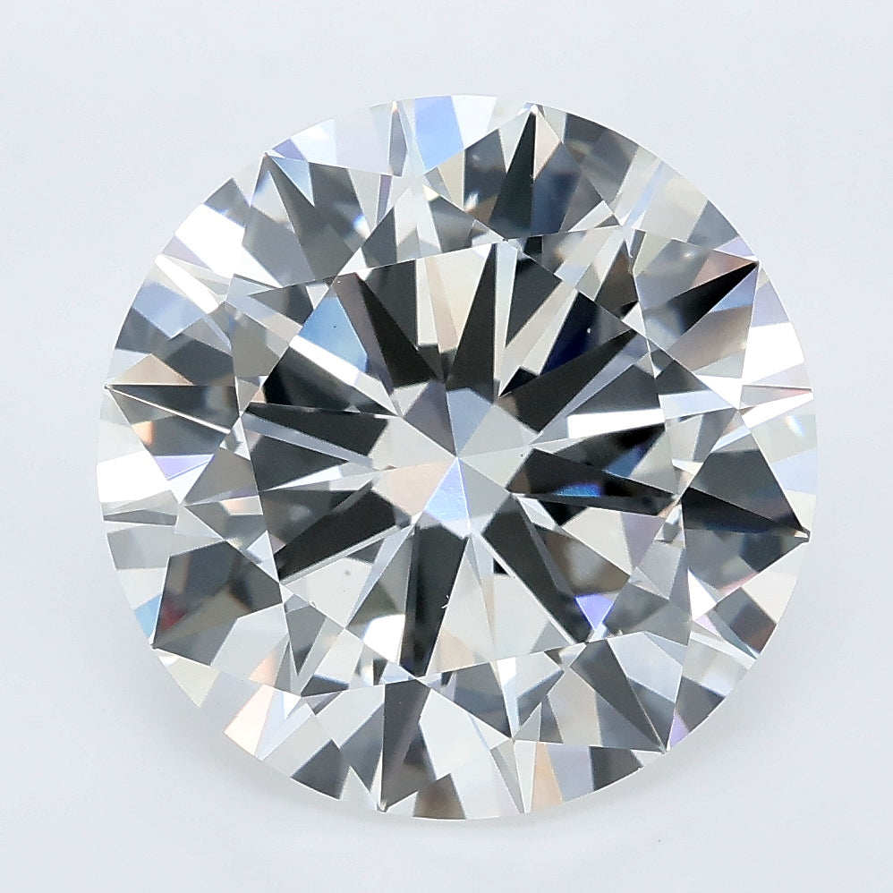 8.03 carat round lab grown diamond E color VS1 clarity