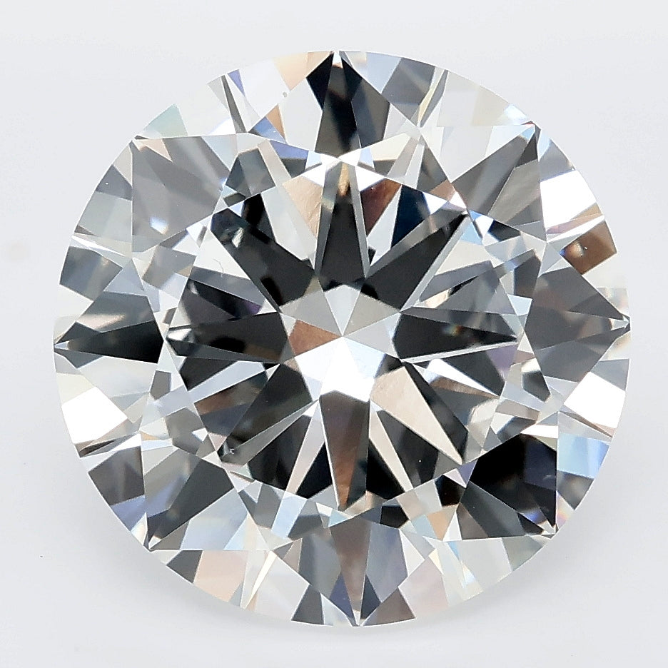8.00 carat round lab grown diamond E color VVS2 clarity