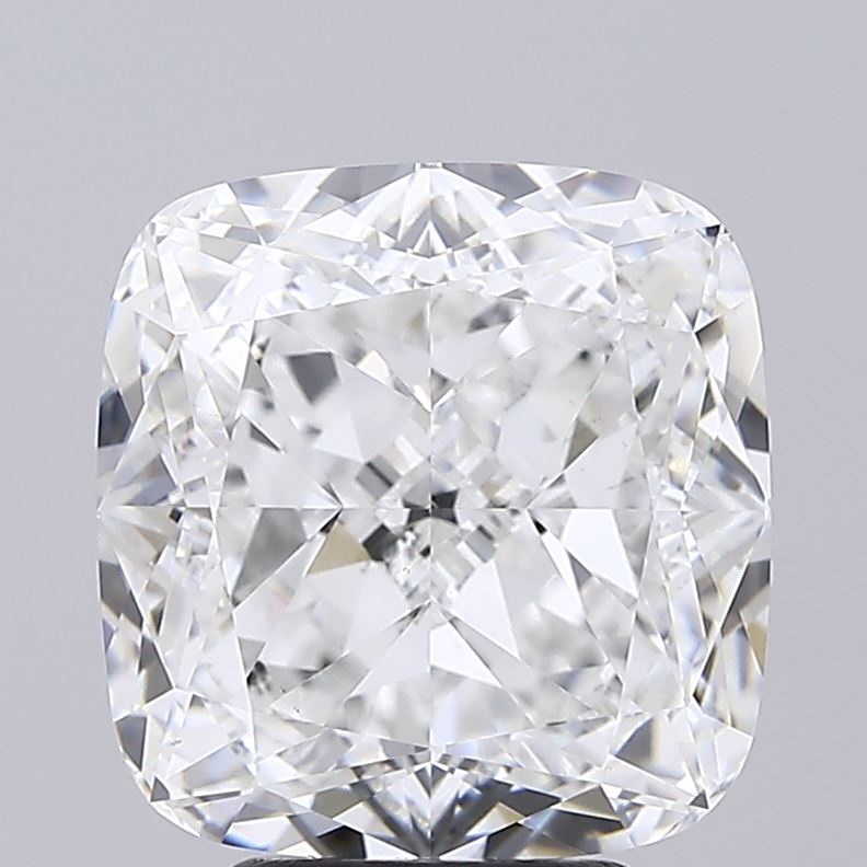 5.02 carat cushion lab grown diamond E color VS1 clarity