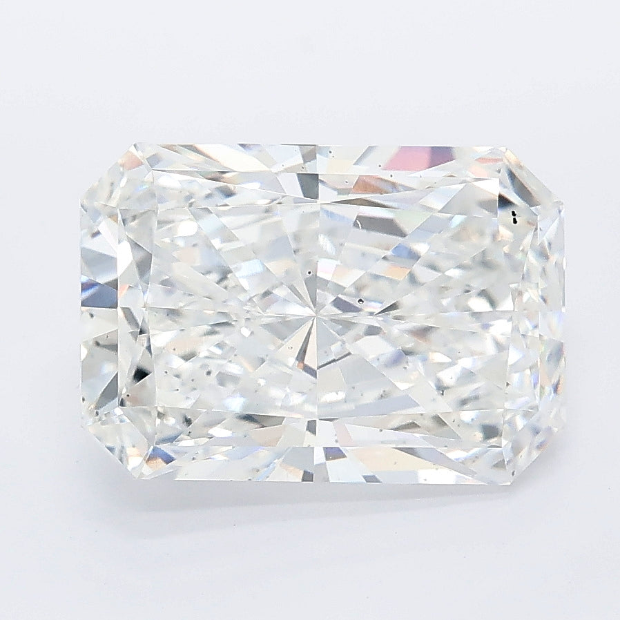 4.02 carat radiant lab grown diamond E color SI1 clarity