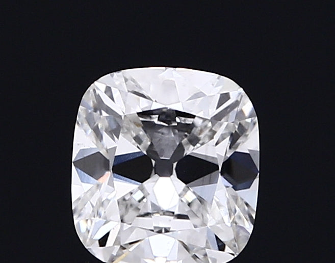 1.02 carat old mine cushion lab grown diamond F color VS1 clarity