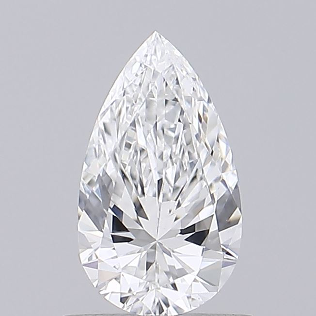 0.86 carat pear lab grown diamond E color VS1 clarity
