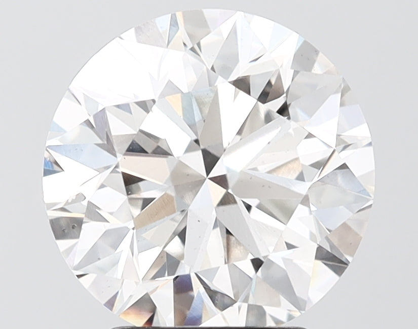 3.52 carat round lab grown diamond G color VS2 clarity