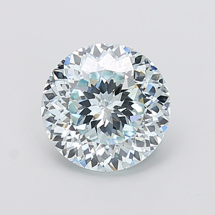 3.10 carat fancy greenish blue portuguese cut lab grown diamond VS1 clarity