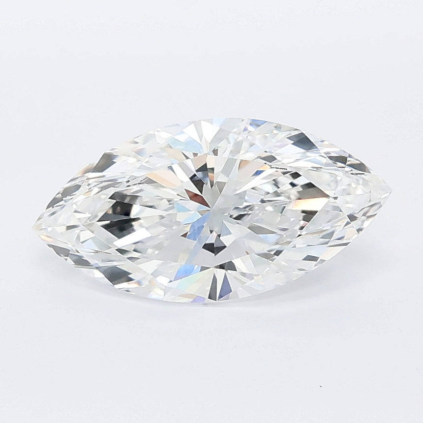 1.55 carat marquise lab grown diamond D color VVS2 clarity