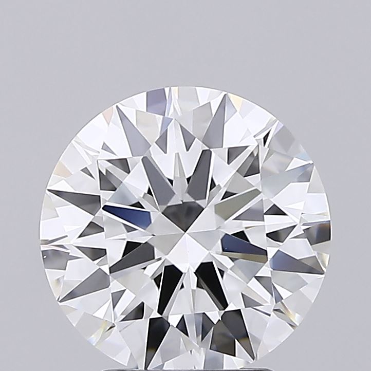 3.02 carat round lab grown diamond G color VVS2 clarity