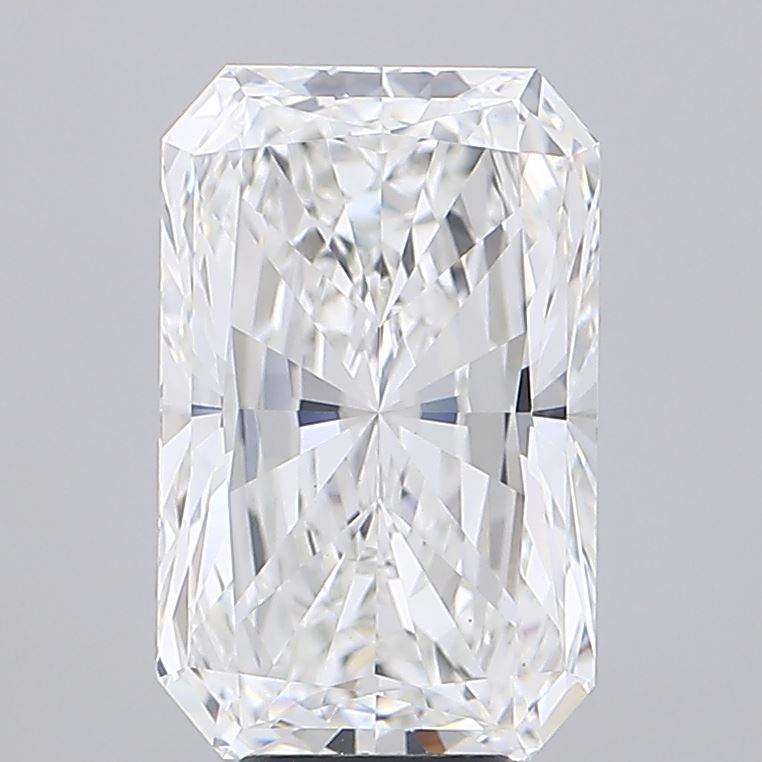 8.59 carat radiant lab grown diamond F color VS1 clarity