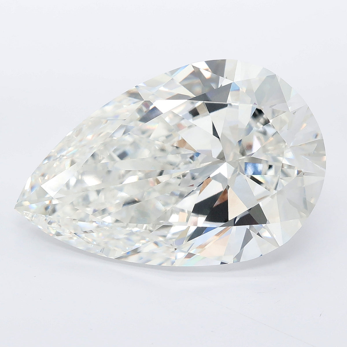 13.01 carat pear lab grown diamond F color VVS2 clarity