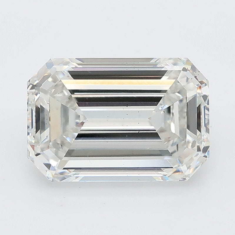 3.00 carat emerald lab grown diamond G color VS2 clarity