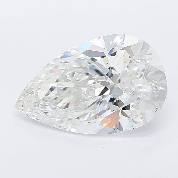 1.02 carat pear lab grown diamond E color VS2 clarity
