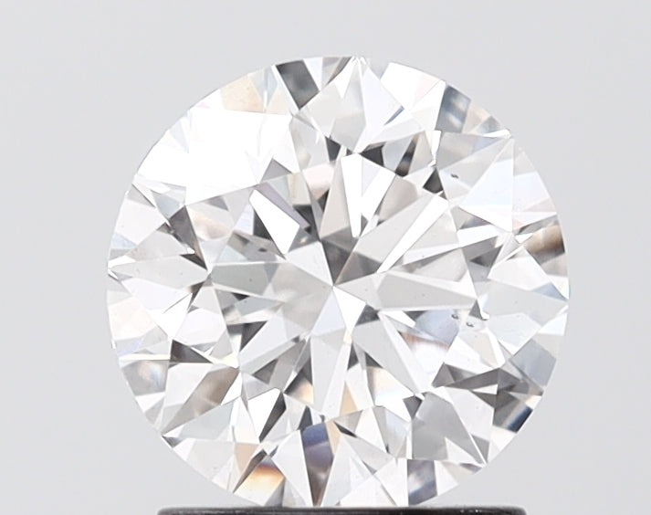 1.59 carat round lab grown diamond F color VS2 clarity