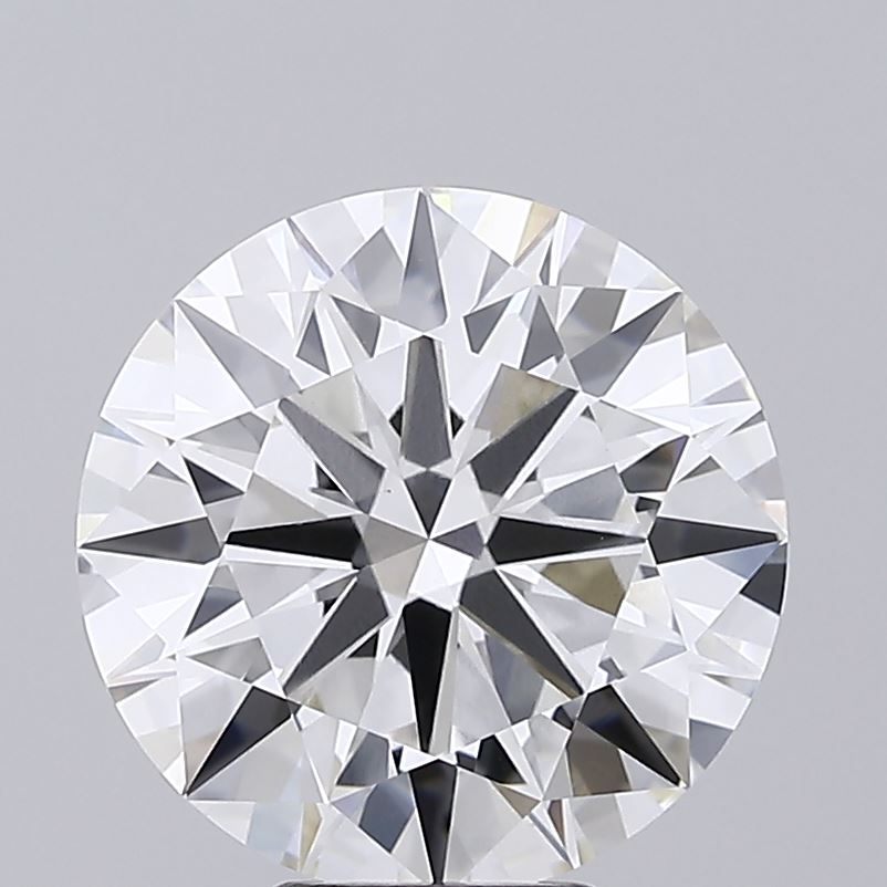 7.02 carat round lab grown diamond F color VVS2 clarity