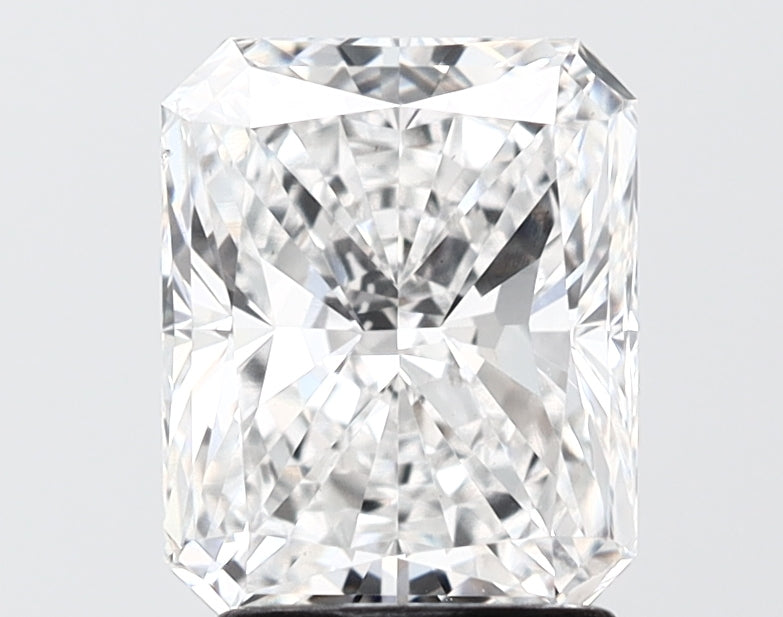 2.54 carat radiant lab grown diamond E color VS1 clarity