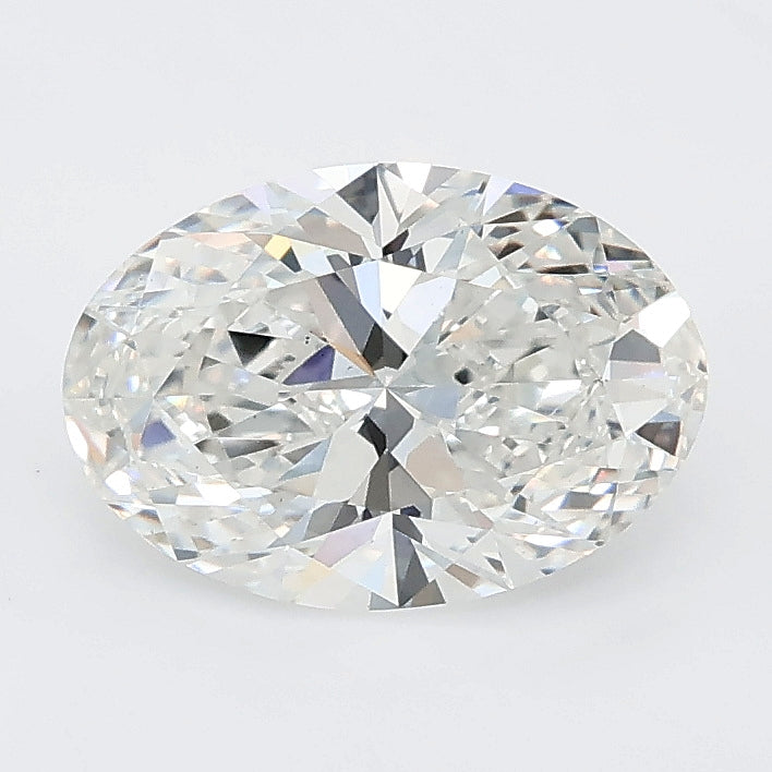 1.63 carat oval lab grown diamond E color VS1 clarity