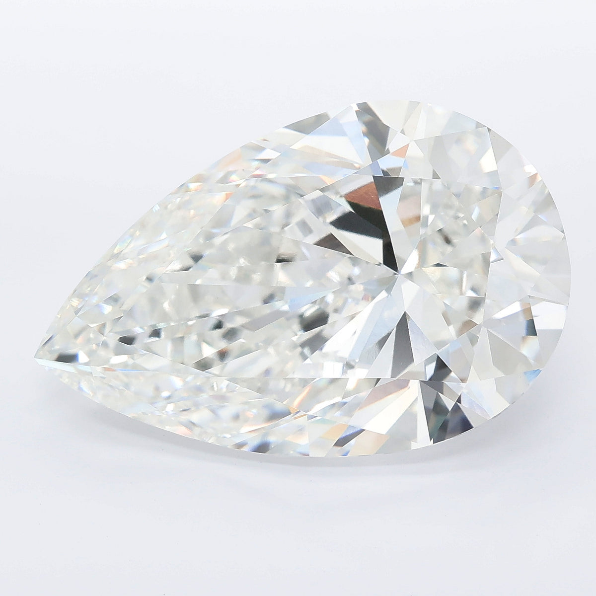 15.03 carat pear lab grown diamond F color VVS2 clarity