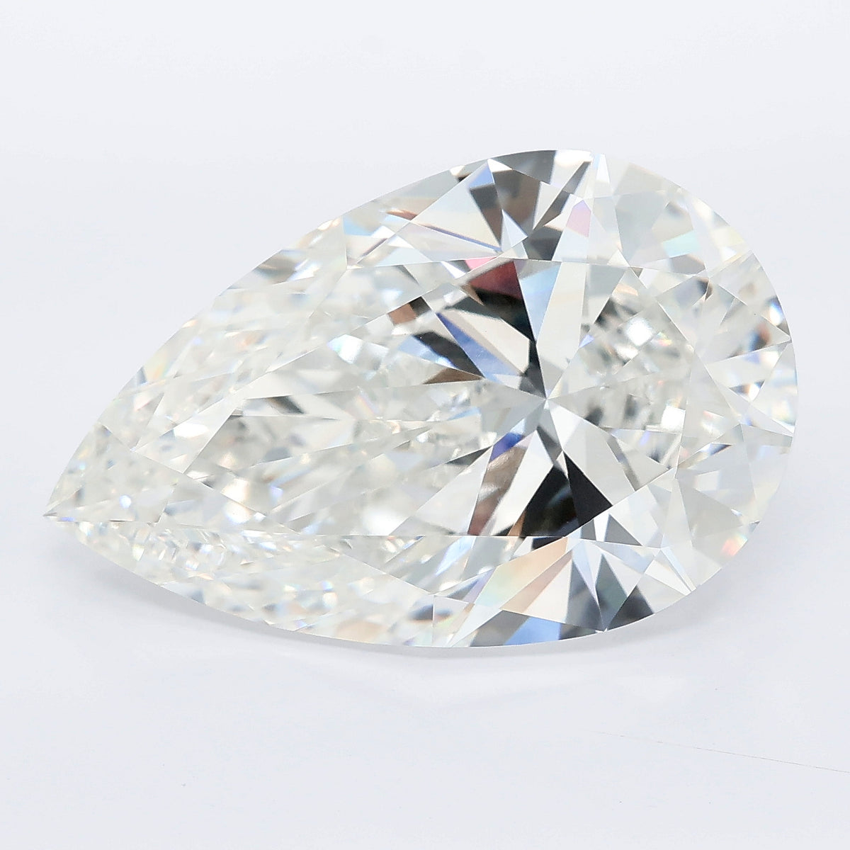 13.04 carat pear lab grown diamond F color VVS2 clarity