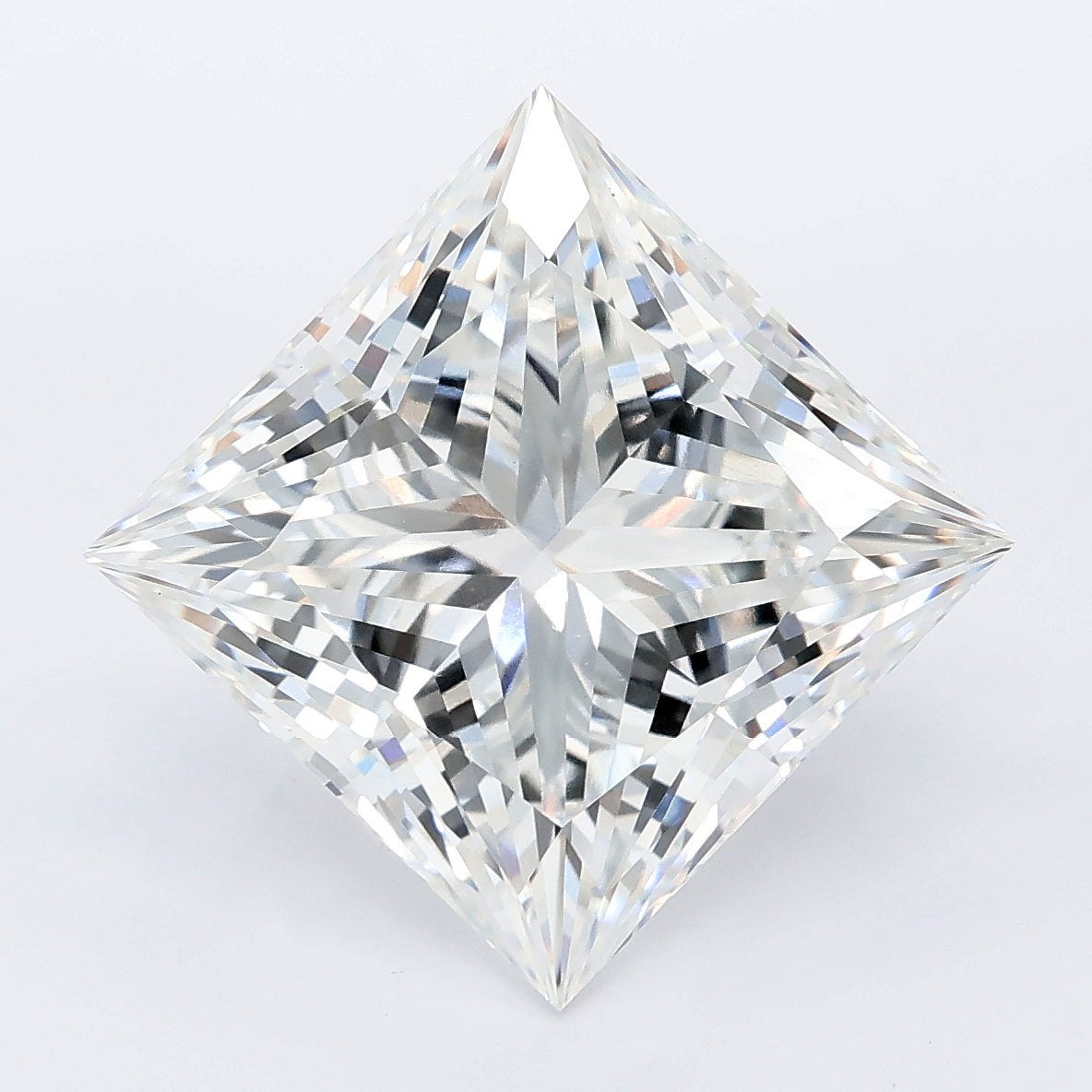 9.09 carat princess lab grown diamond E color VVS2 clarity