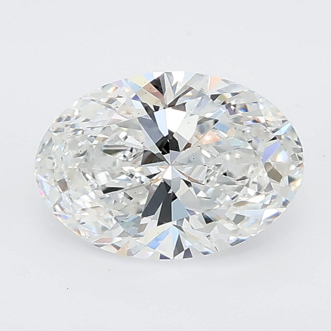 1.27 carat oval lab grown diamond E color VS1 clarity