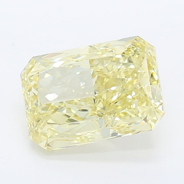 1.47 carat fancy intense yellow radiant lab grown diamond VVS2 clarity