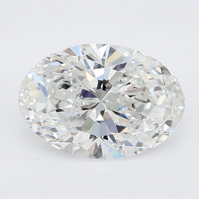 2.09 carat oval lab grown diamond E color VVS2 clarity
