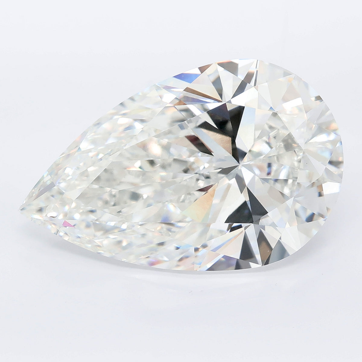 15.01 carat pear lab grown diamond F color VVS2 clarity