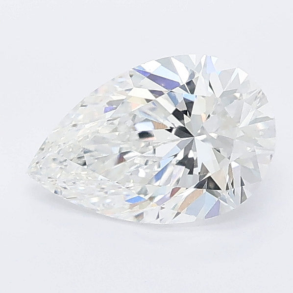 1.02 carat pear lab grown diamond D color VVS2 clarity