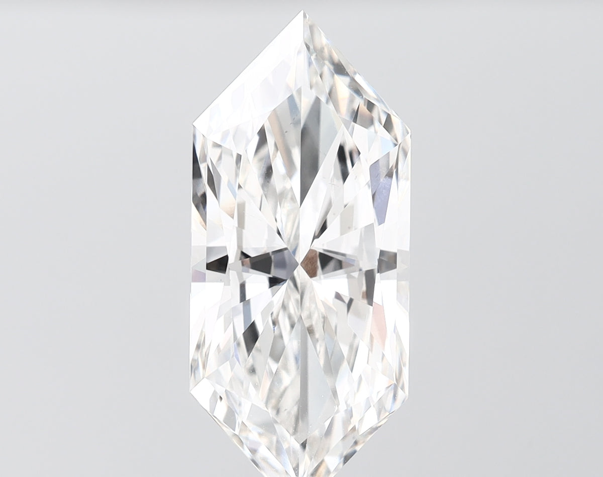 5.01 carat dutch marquise lab grown diamond F color VS1 clarity