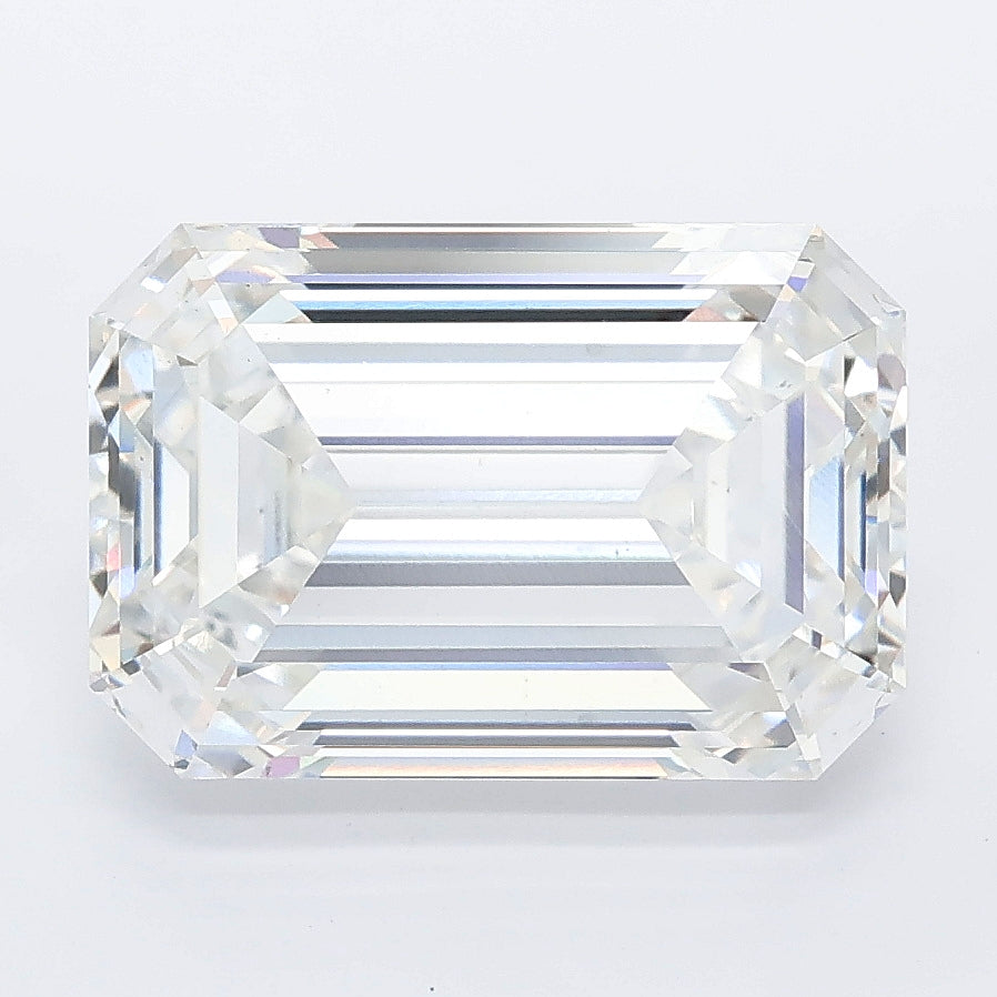 5.00 carat emerald lab grown diamond E color VS1 clarity