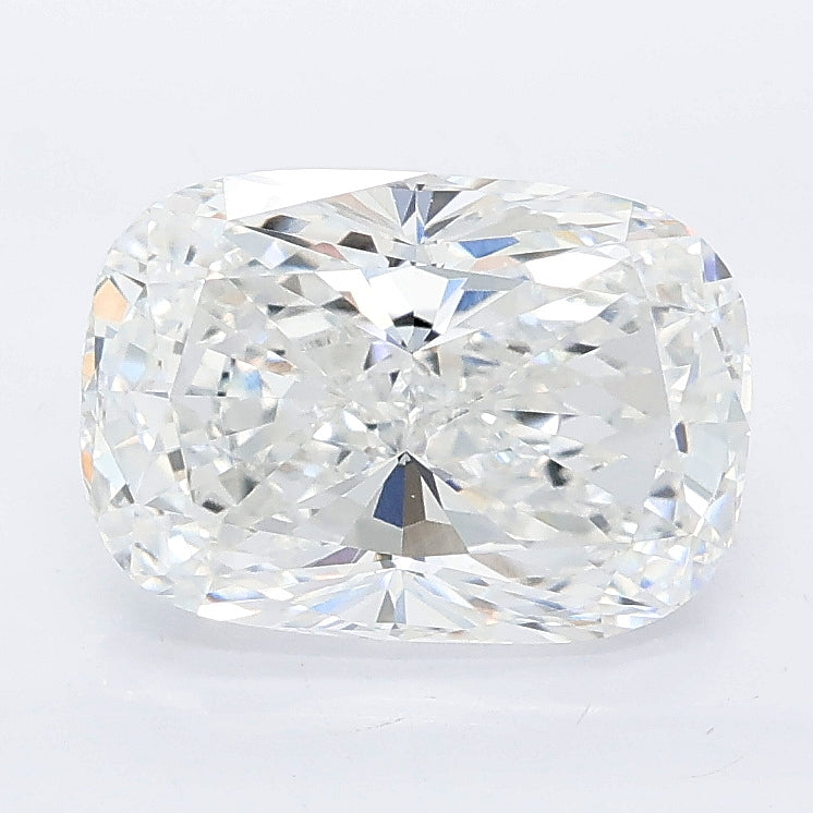 2.77 carat cushion lab grown diamond E color VVS2 clarity