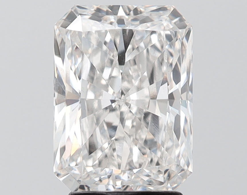 3.01 carat radiant lab grown diamond F color VS2 clarity