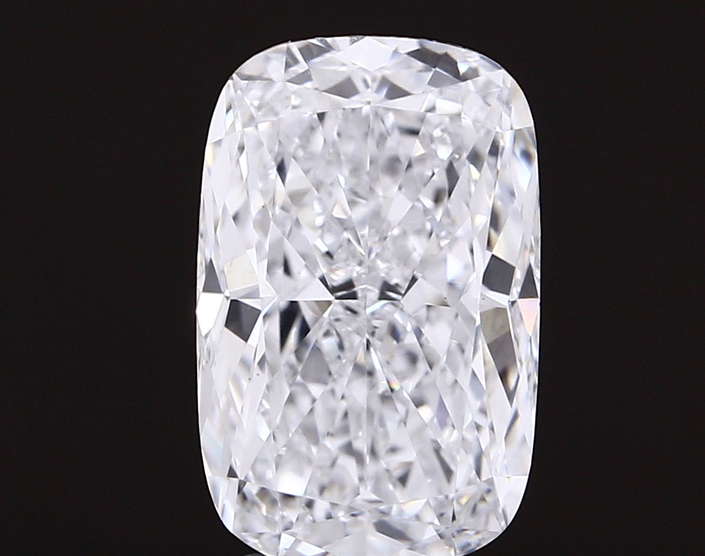 4.09 carat cushion lab grown diamond D color VS1 clarity